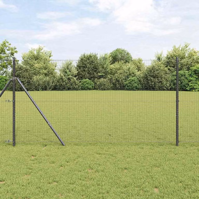 Maison Exclusive - Palo della recinzione Grigio 10 x 1,4 m (rete 25 x 25 mm)