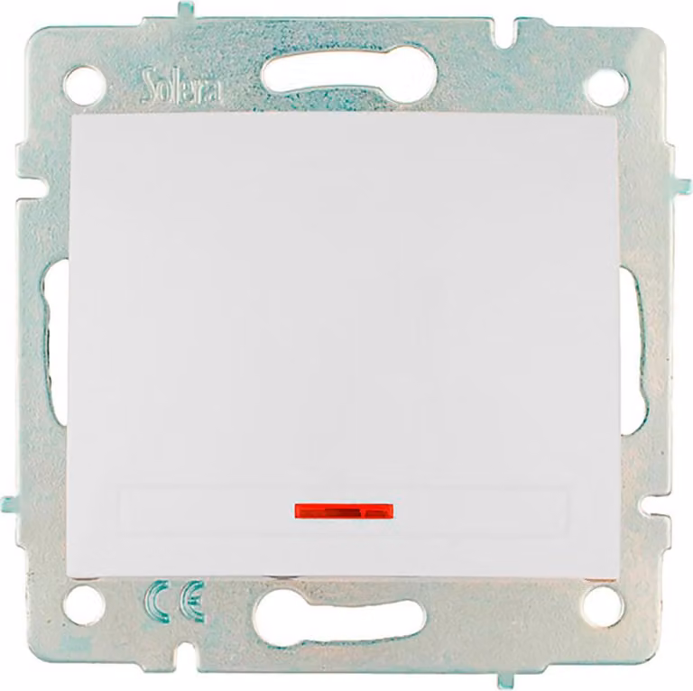 SOLERA 42903 INTERRUTTORE LUCE/INTERRUTTORE 10AX 250V S.Europa, 250 V, Neutro