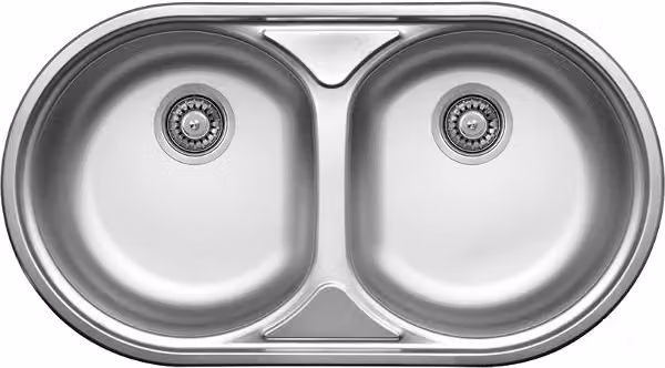 lavello da 2 vasche in acciaio inox Lavello da incasso Lavello da cucina Lavello da incasso