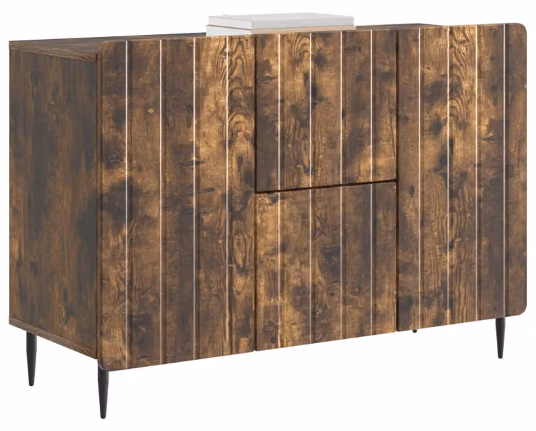 Credenza Rovere Fumo 89 x 34,5 x 62 cm Legno ingegnerizzato