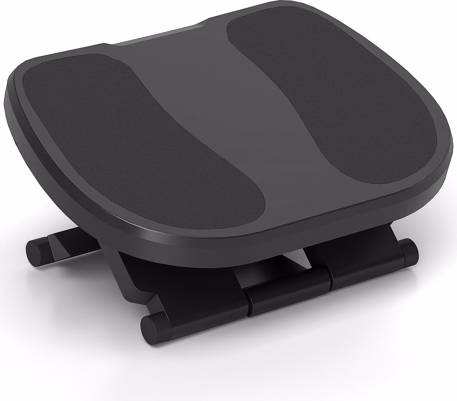 Scrivania con poggiapiedi, poggiapiedi regolabile in altezza a 3 livelli, poggiapiedi ergonomico, per casa-ufficio, ufficio, grigio