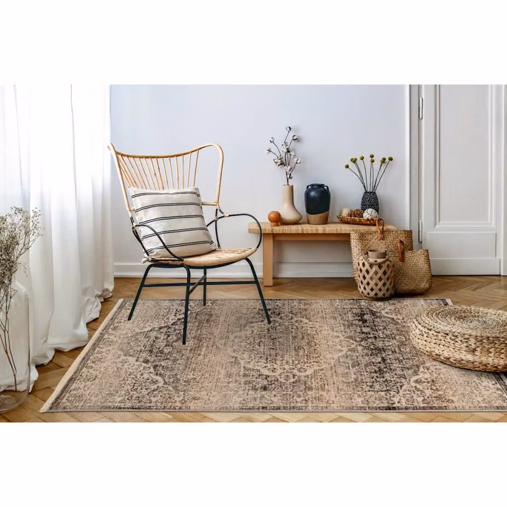 Tappeto Orientale Charin di Kendra Home, Colore Beige, L: 160 cm, P: 230 cm – 2