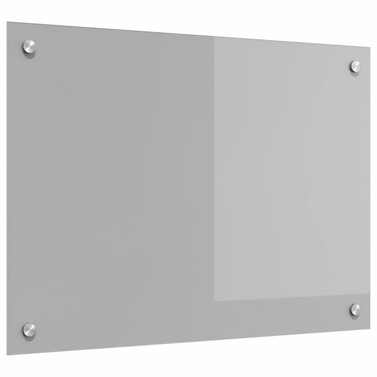 Schienale da cucina vidaXL in vetro temperato Grigio chiaro L: 70 cm, H: 50 cm