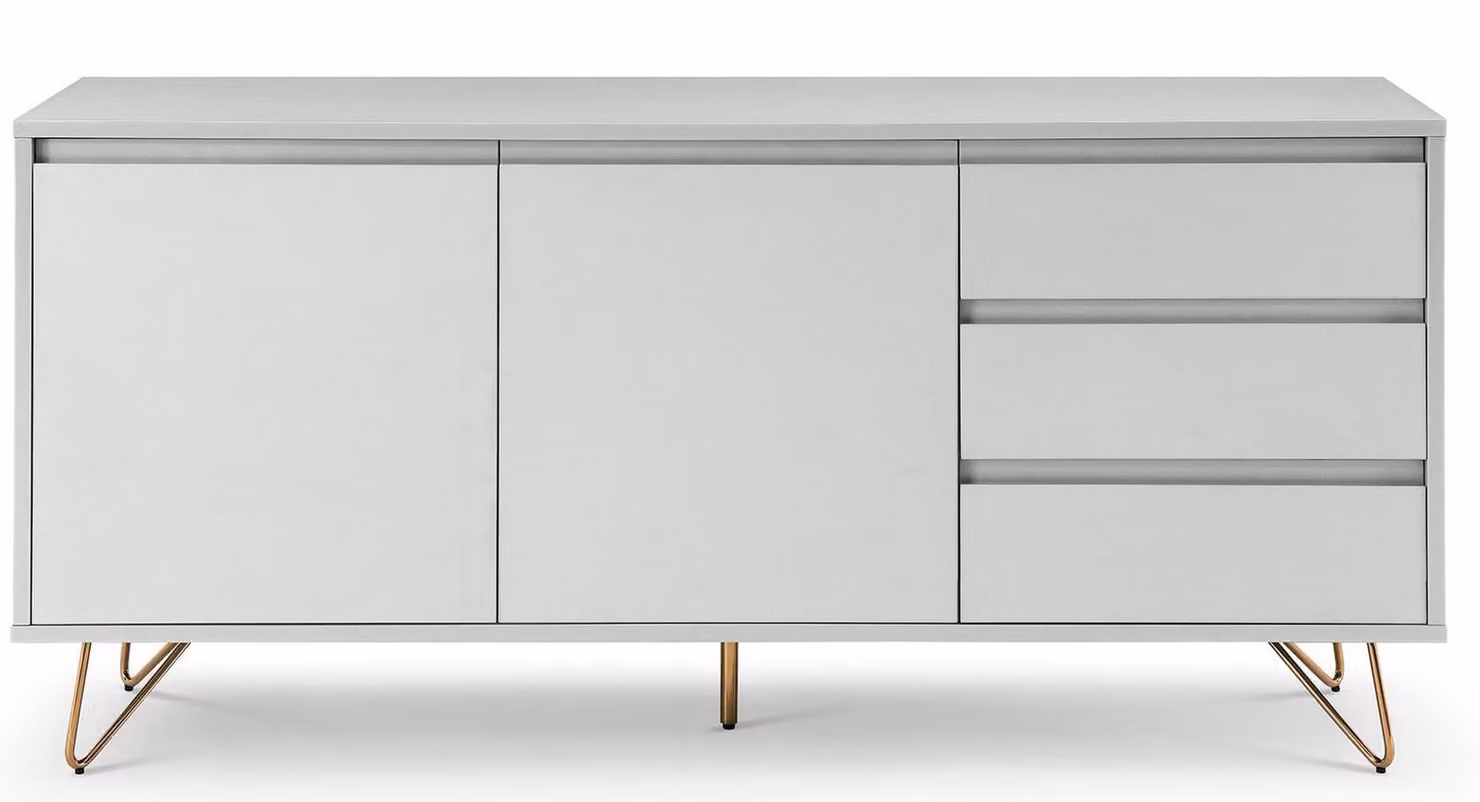 Credenza con 2 ante e 3 cassetti
