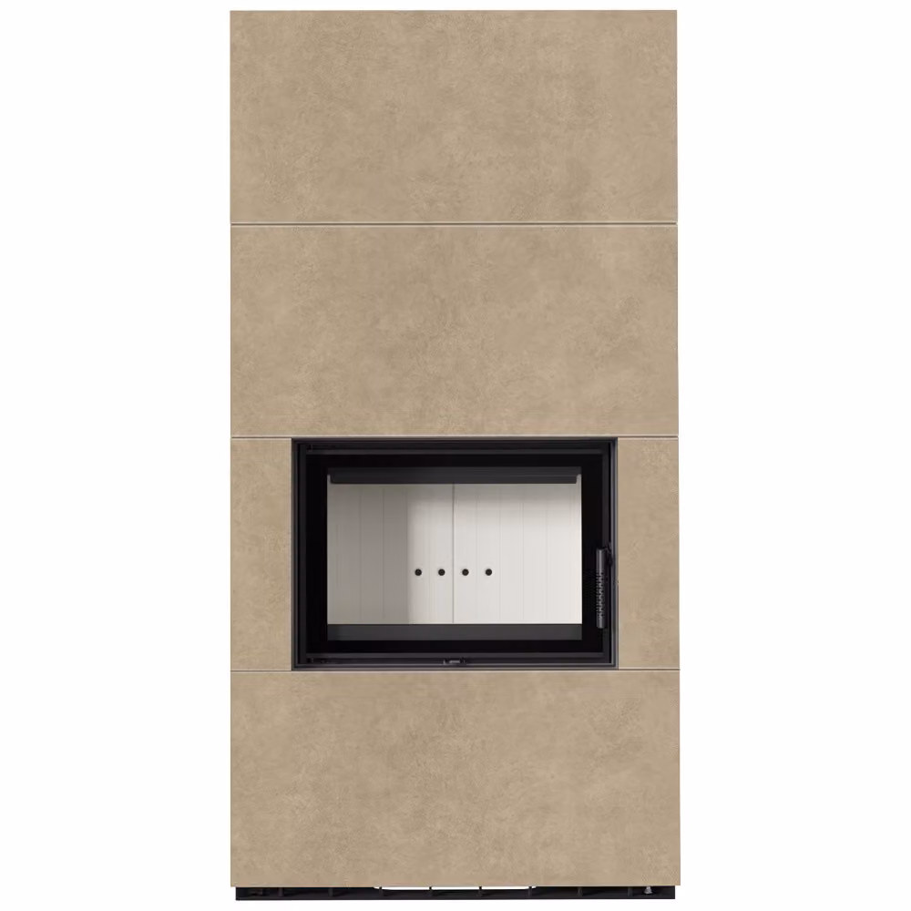 KRATKI FLOKI BOX 8 kW Ø 160 sinterizzato al quarzo Kit camino FOKOS RENA