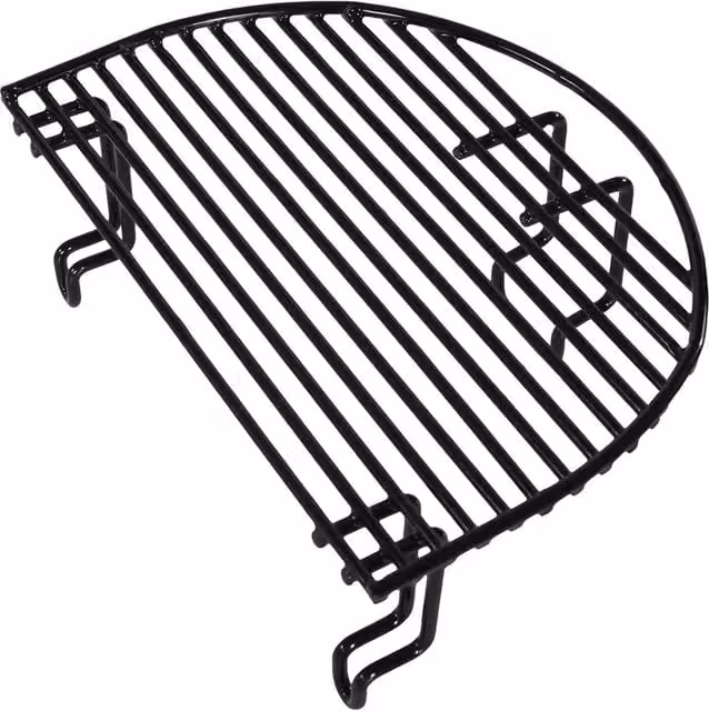Rialzo Griglia di Estensione Primo per Barbecue in Acciaio e Porcellana Nera Formato Large