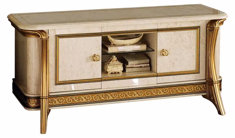 Klassische Kommode Kommoden Antik Style Holz Kommodenschrank Sideboard Italy