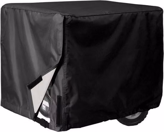 Copertura universale impermeabile per generatori, copertura protettiva per macchinari - adatta alla maggior parte dei generatori (66*51*51 cm) - nera