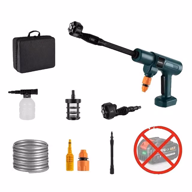 Idropulitrice, design cordless, potenza 200 BAR, senza batteria