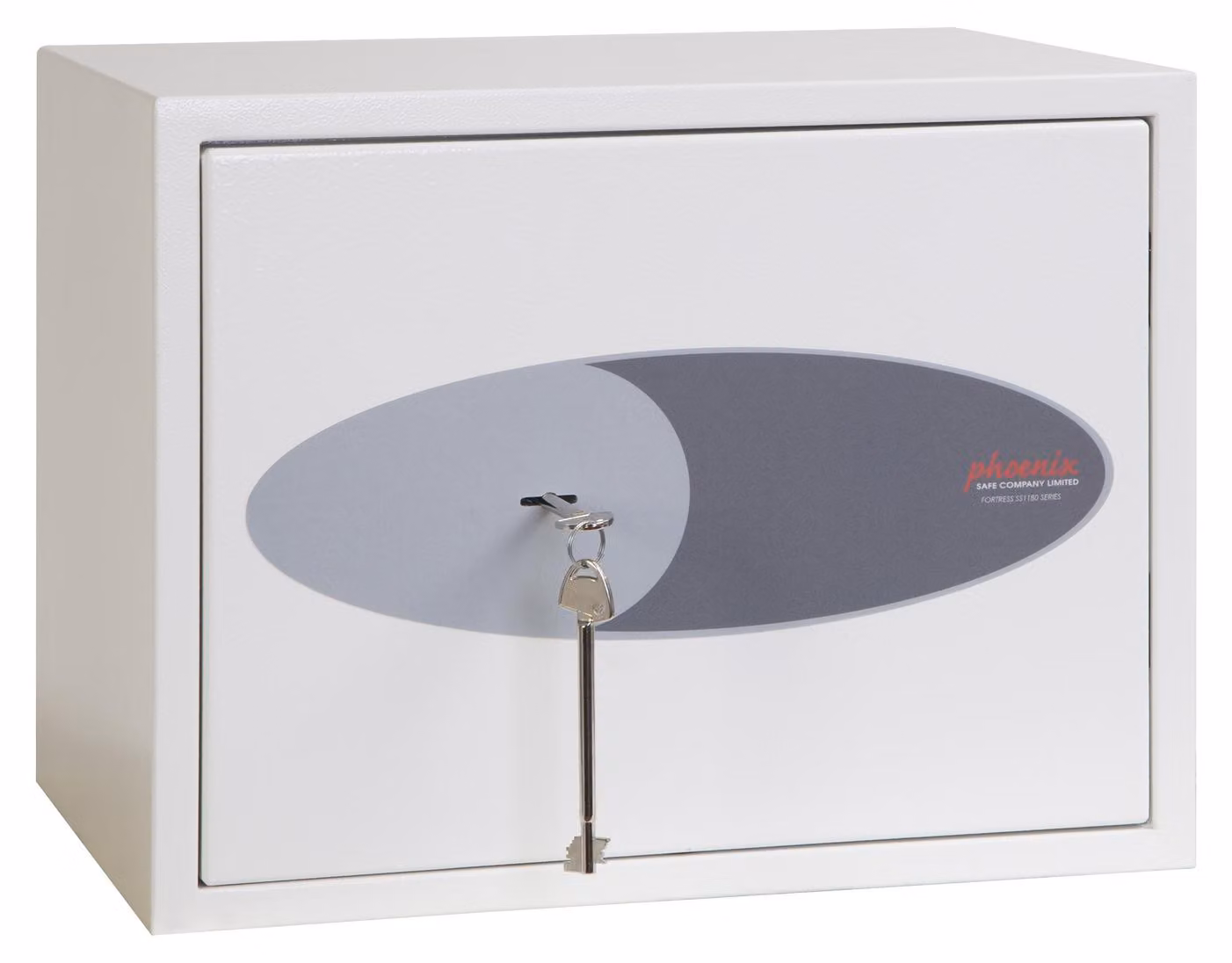 Phoenix Fortress KS0041K Cassaforte con serratura a chiave - 42 ganci - Bianco