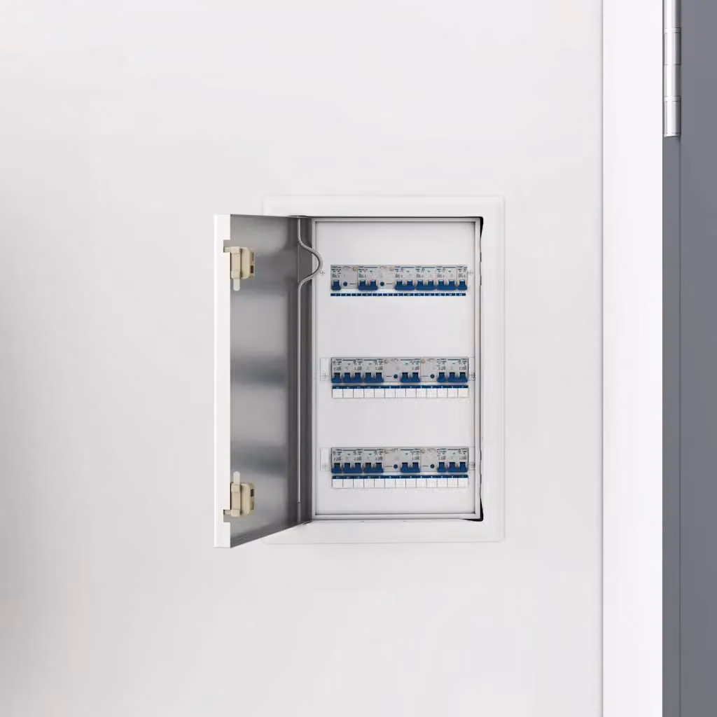 Pannello di Accesso in Acciaio Inox Bianco vidaXL L: 33 cm, P: 23 cm, H: 3 cm