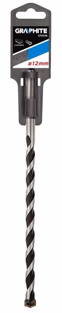 GRAPHITE Punta per calcestruzzo 12 x 250 mm, punta a farfalla