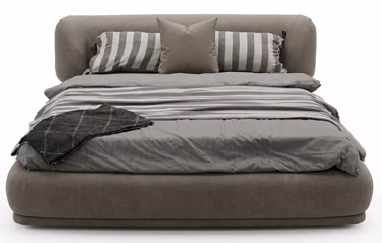Copertura letto in stile moderno, grigia, morbida, confortevole, ideale per la camera da letto, pratica e accogliente