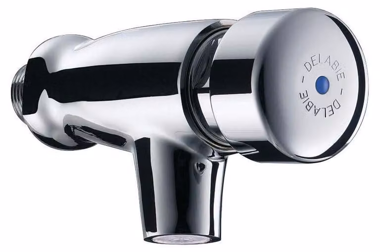 Miscelatore per lavabo da montare a parete, attacco M 3/8 di pollice, finitura grigia