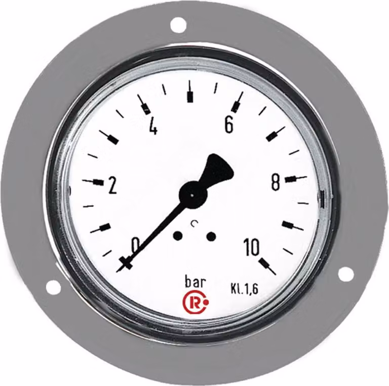 Anello anteriore standard Riegler, posteriore G 1/8, 0-25,0 bar, Ã˜ 40