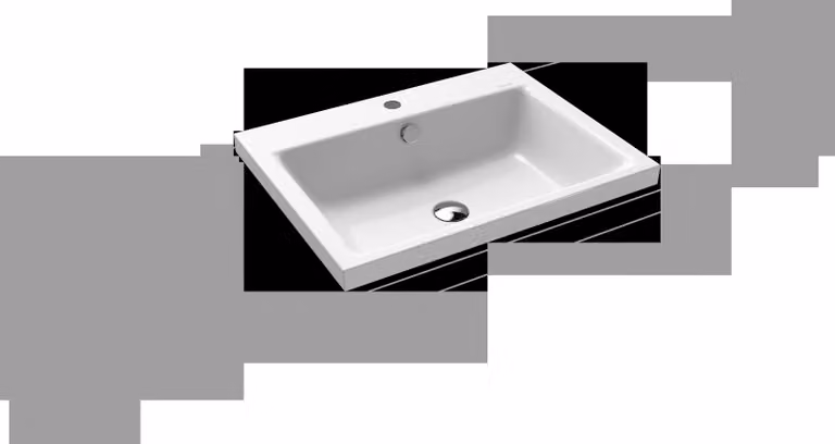 Lavabo à poser Kaldewei Puro 3154, 600 x 460 x 40 mm, 900406013001, 900406013001