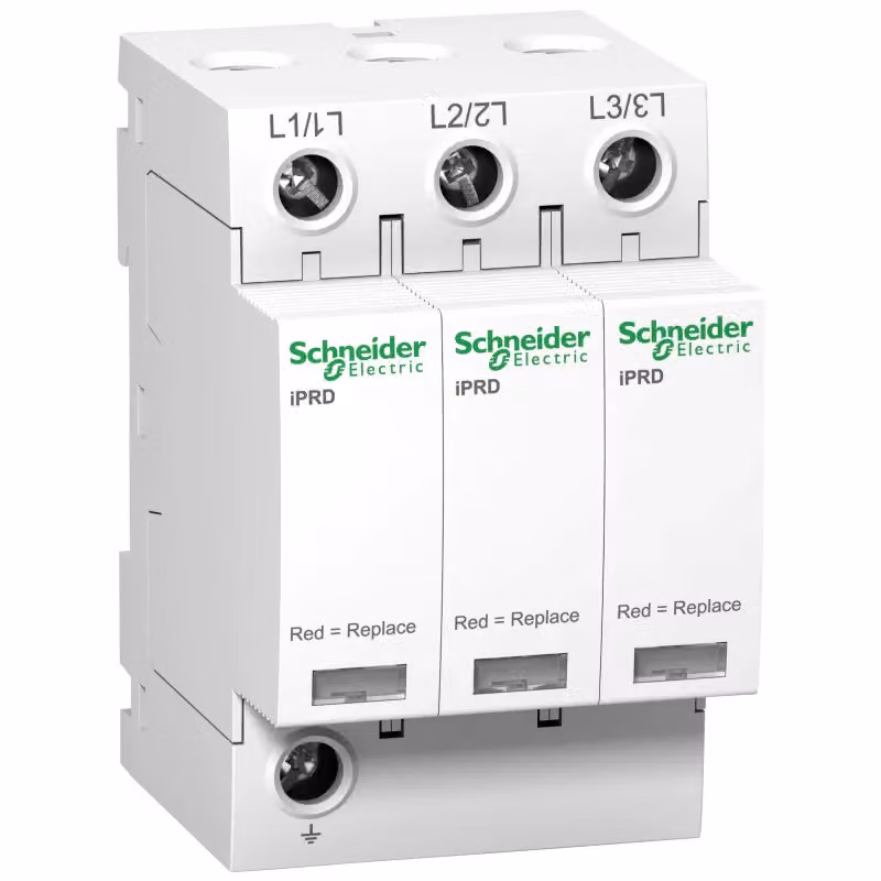 Schneider Electric iPRD65r, tipo 2, moduli di protezione plug-in, 3P, Imax 65kA A9L65301