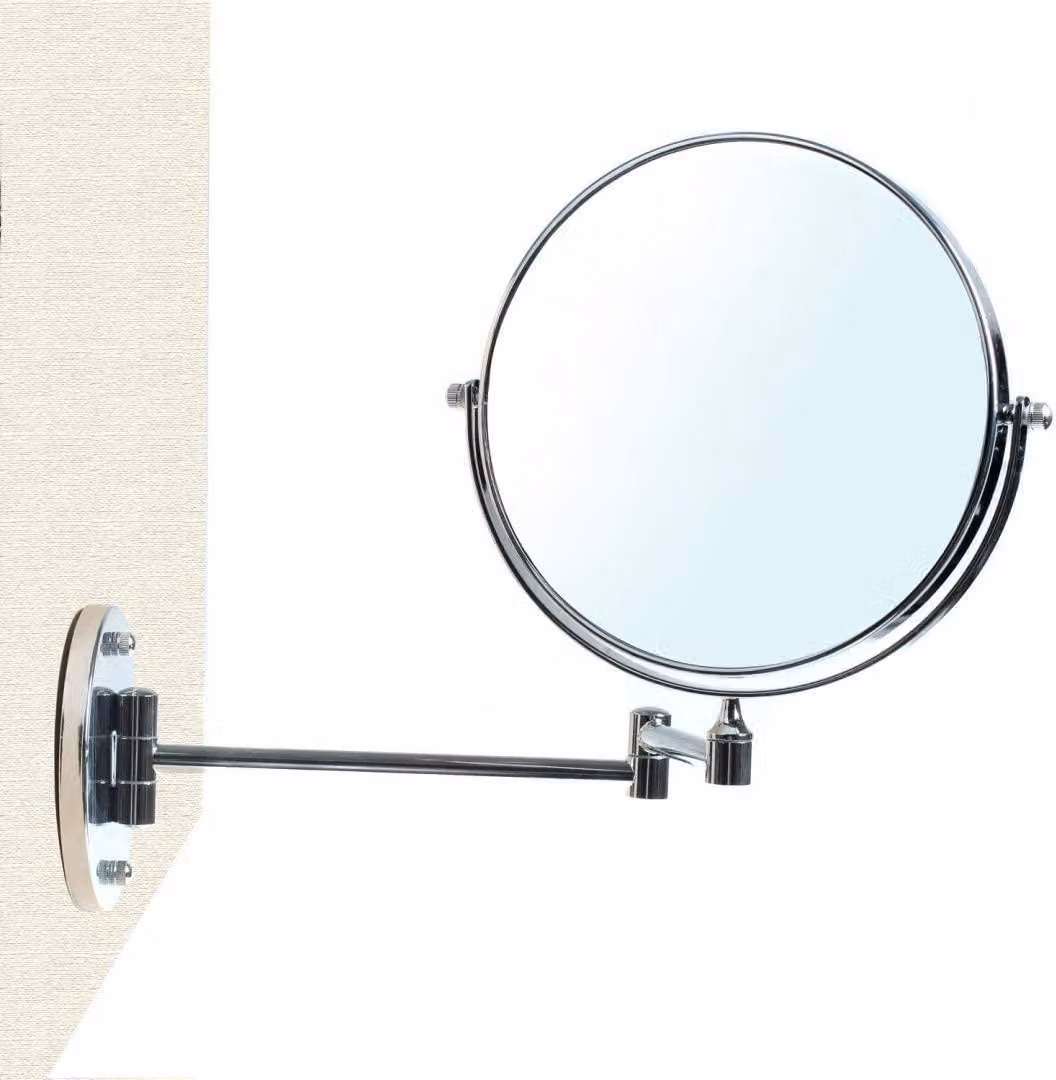 Specchio da trucco, 8 pollici, ingrandimento 10x, 17,5 cm Ø, ideale per il trucco