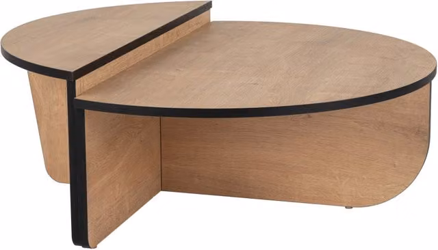 Tavolino in legno "Orion" 90 x 60 x 30 cm - Rovere color miele