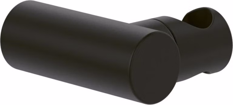 Supporto per doccetta V&B Universal Showers rotondo, a parete, nero opaco
