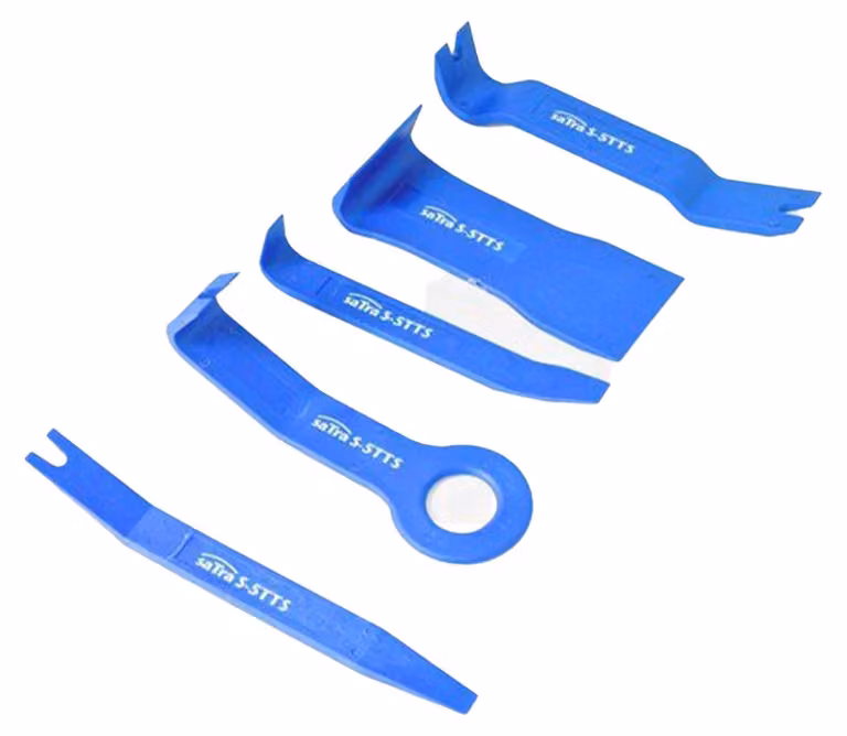 Set-kit rimozione della clip pinza auto, leve smontaggio auto, attrezzo rimozione rivetti, per porta pannello, audio pannello, cacciavite per fibbia portiera auto 7 pezzi