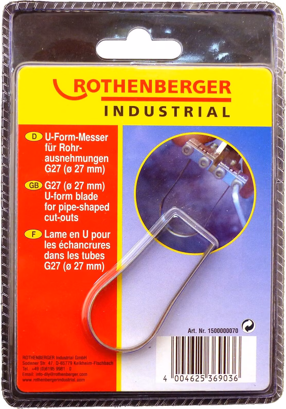 ROTHENBERGER Taglierina industriale per tubi fino a d=27mm - 1500000070