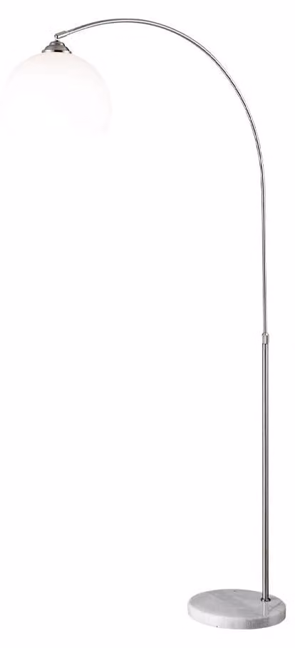 Elegante lampada da terra a LED con base in marmo