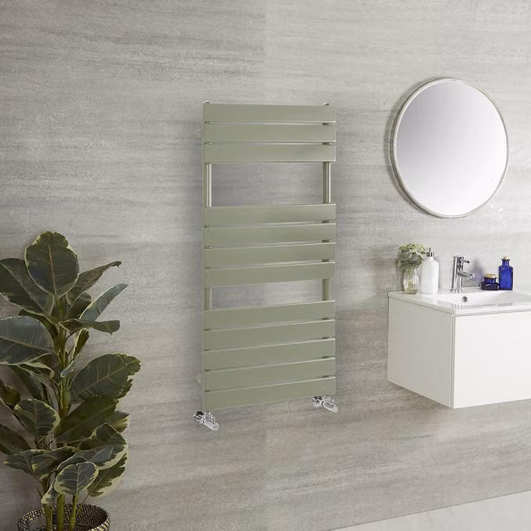 Scaldasalviette di Design - 1200mm x 600mm - Verde (Sage Leaf Green) - Lustro