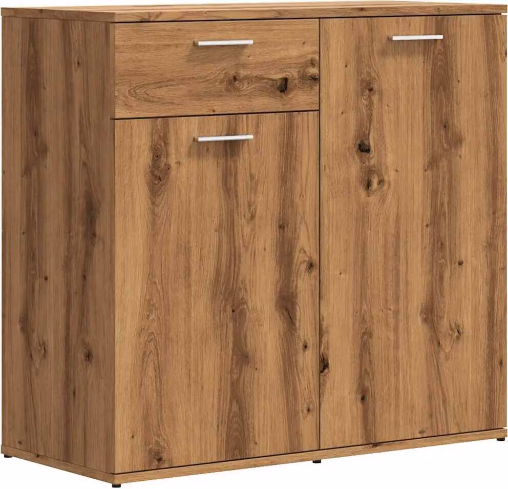 Credenza Rovere Artigianale 80x36x75 cm in Truciolato