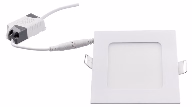 LEDS C4, plafoniera a LED, 12,2 W, luce calda, 961 lm, grado di protezione IP23, colore bianco