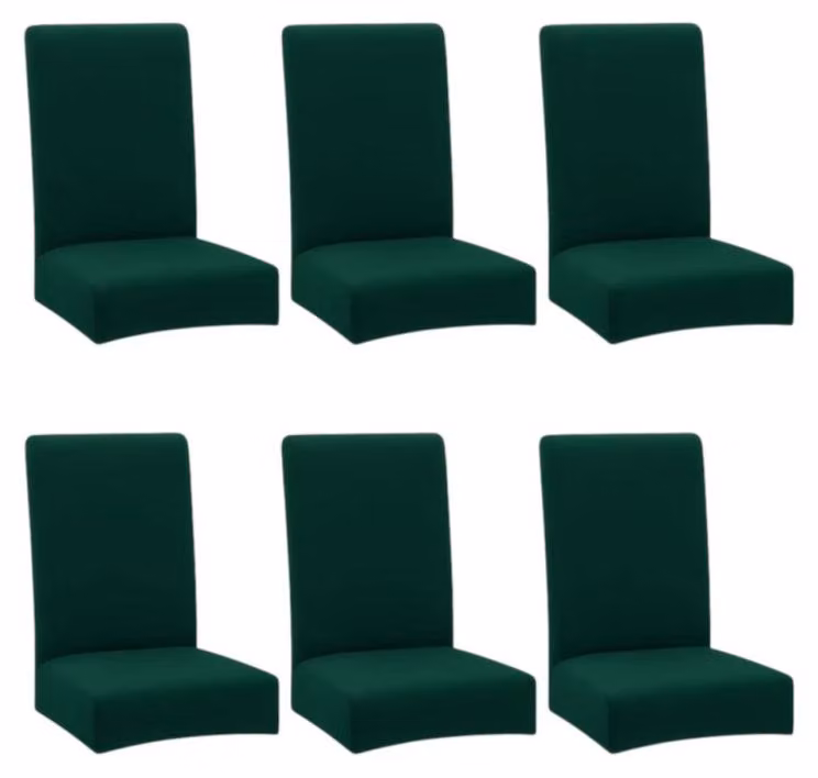 Ruhhy 25992 Coprisedia elastico 6 pezzi, verde