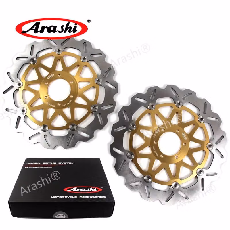 Dischi freno per APRILIA MANA GT850, design flottante CNC, struttura leggera, 2 pezzi oro