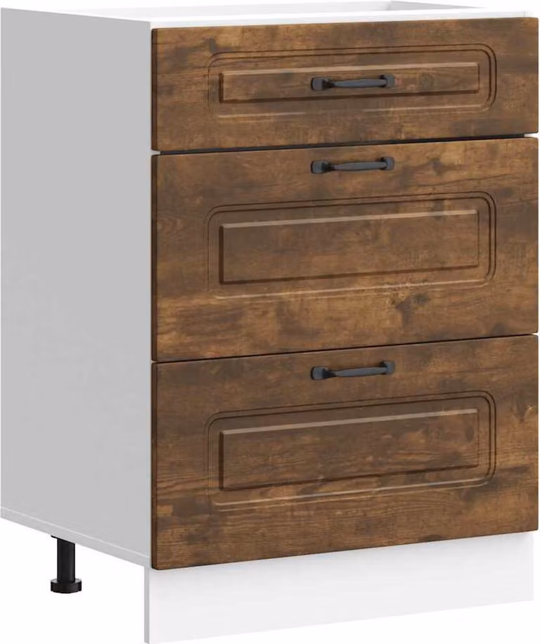 Base da Cucina Kalmar Rovere Fumo in Legno Multistrato