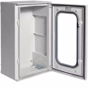 Armadietto Orion, poliestere, classe di protezione II, anta trasparente 500x300x200 mm