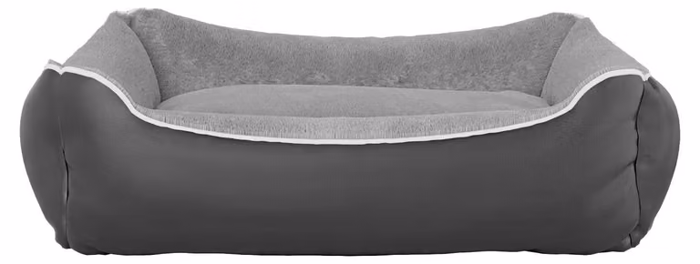 Biancheria da letto italiana Sogni e Capricci Pets, cuccia per cani, modello 02, grigia, 62 x 50 x 17 cm