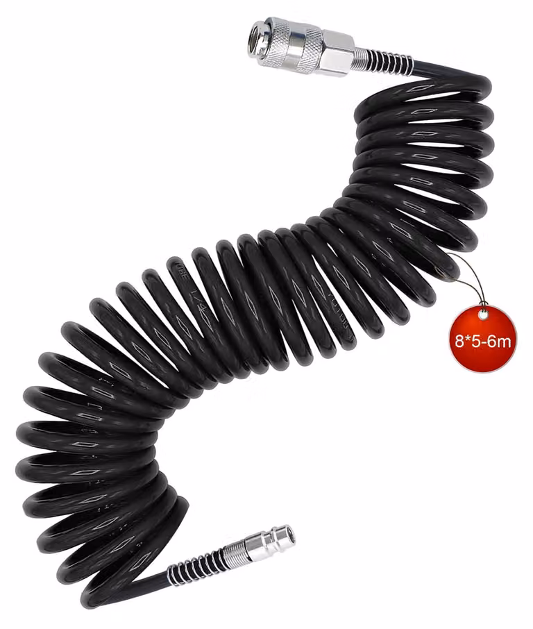 Tubo flessibile a spirale per aspirazione aria, diametro 8 x 5 mm