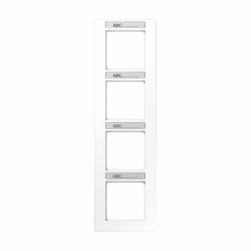 Jung AC584BFNAWW Cornice con campo di scrittura 9 x 55 mm