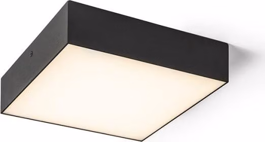 LARISA SQ 22 soffitto nero 230V LED 20W 3000K