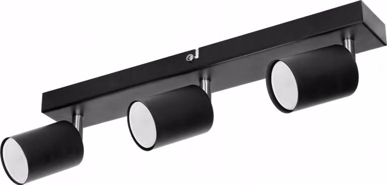 ADVITI | Lampada Da Soffitto GU10 - Nera - Orientabile - Design Moderno - Montaggio Facile