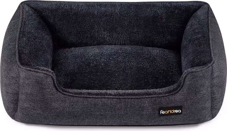 Cuccia per cani FEANDREA, sfoderabile, 90 x 75 x 25 cm, grigio scuro