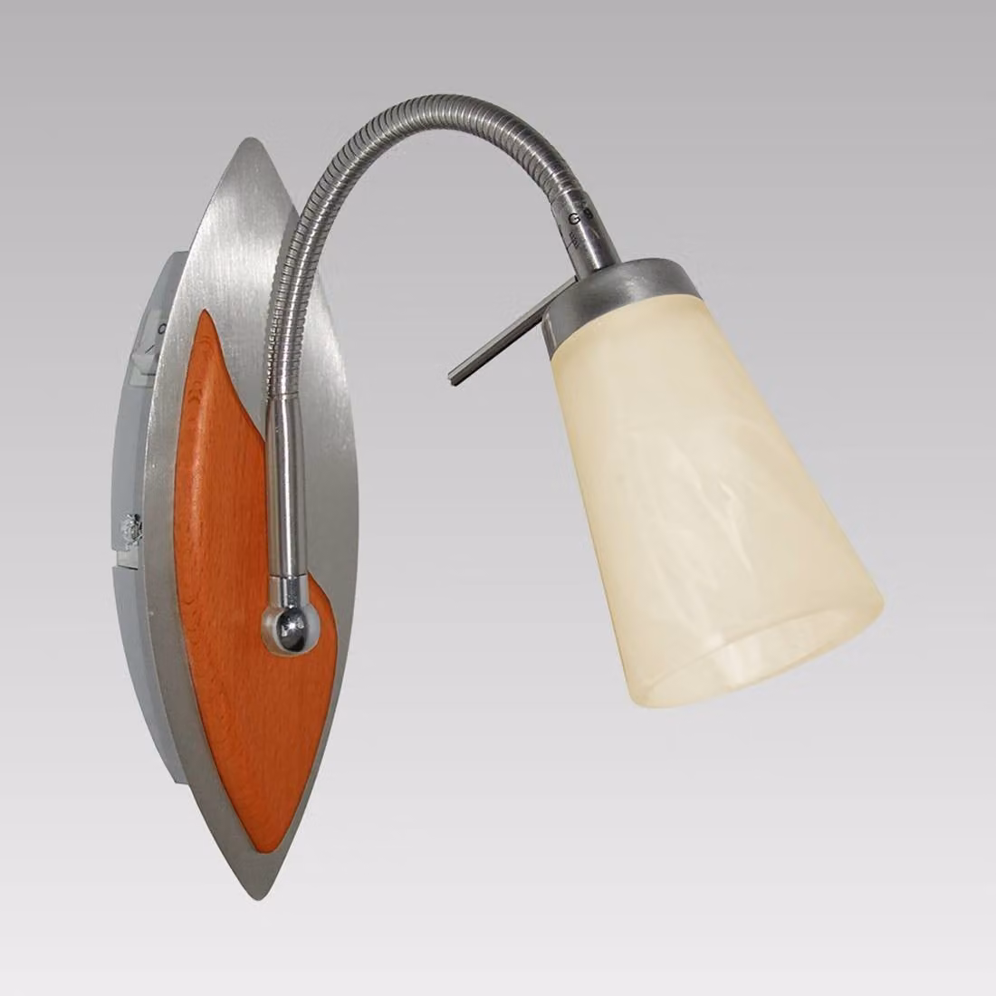Faretto RAFAEL 1xG9/40W, nichel satinato/rosso ciliegia L: 75, H: 230, dimmerabile