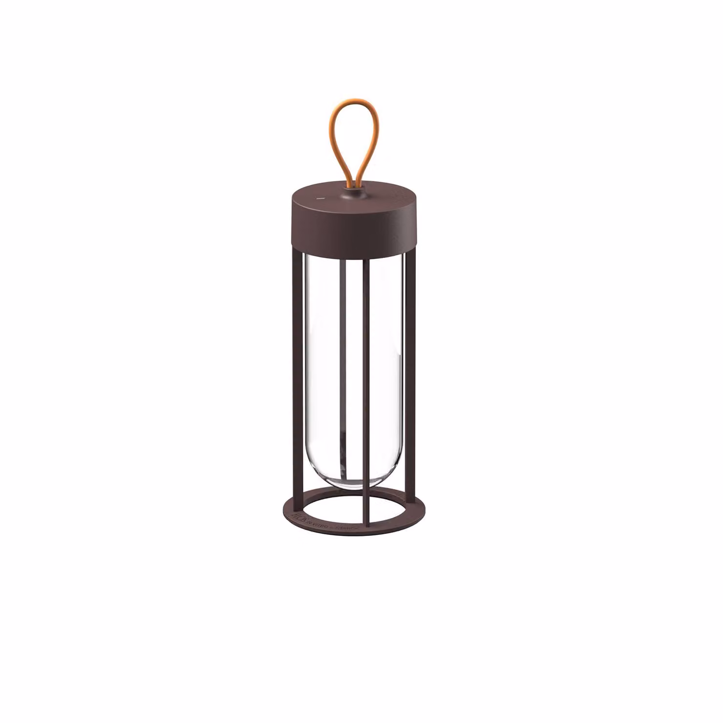 Flos Architectural FLOS In Vitro Unplugged lampada LED marrone 2.700K Unplugged, dimmerabile, Marrone / Ruggine, Alluminio, Design