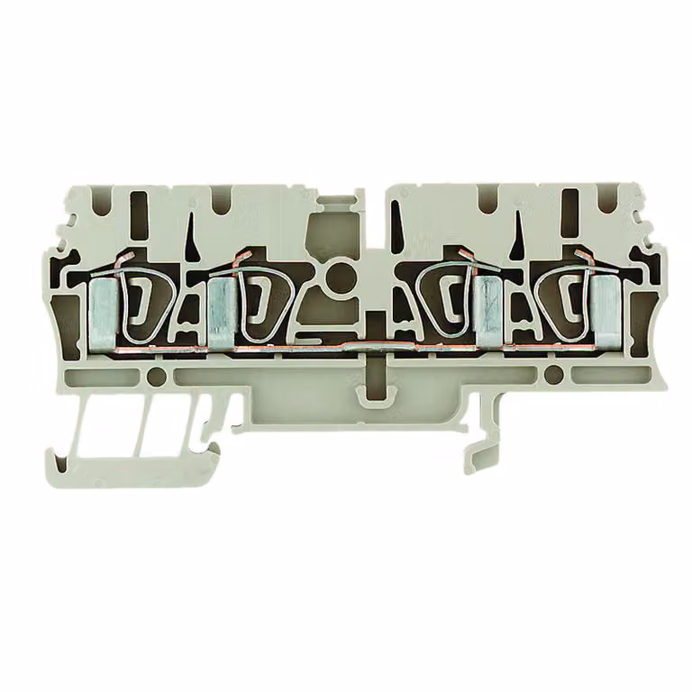 Terminale passante 2,5 qmm beige - Morsettiera di alimentazione 5 mm 24 A ZDU 2,5/4AN