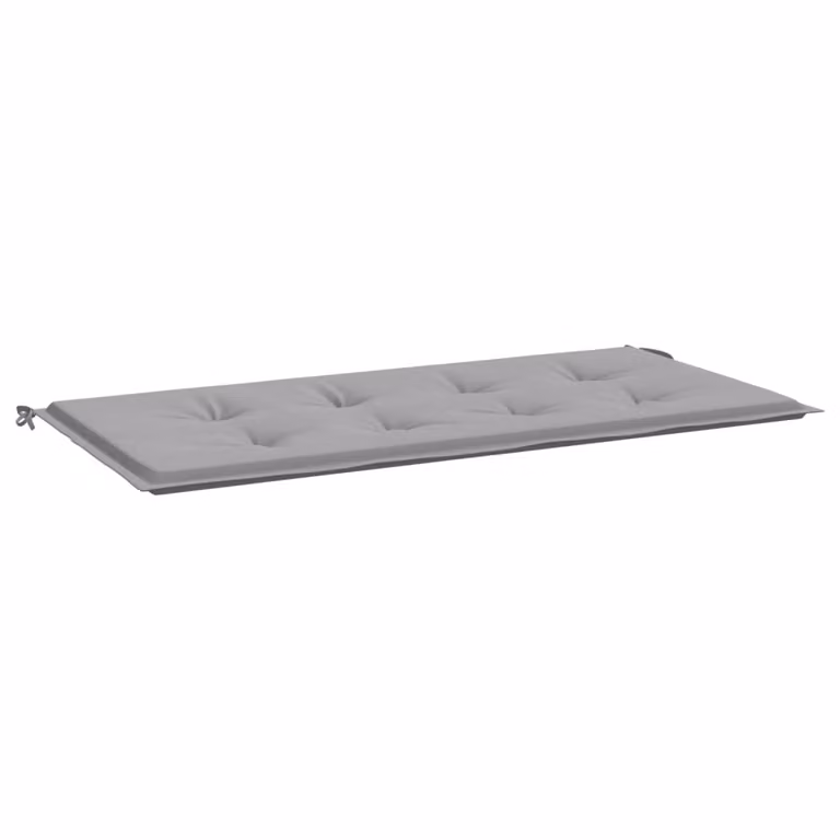 Cuscino per Panca Grigio 100x50x4 cm in Tessuto Oxford