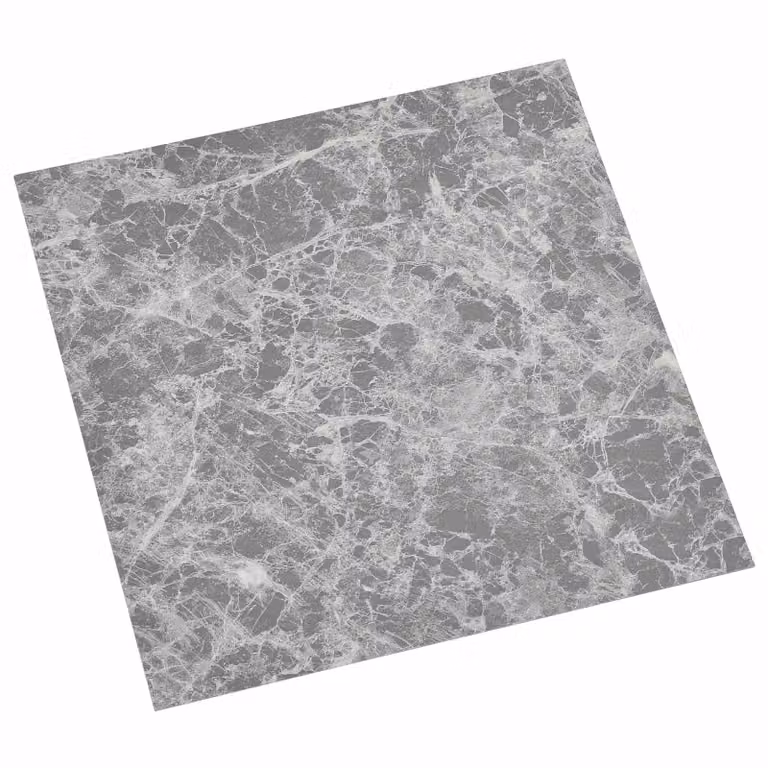 Plance per pavimentazione autoadesive vidaXL effetto legno in plastica, Grigio e Bianco, L: 30,5 cm, P: 30,5 cm, H: 0,5 cm