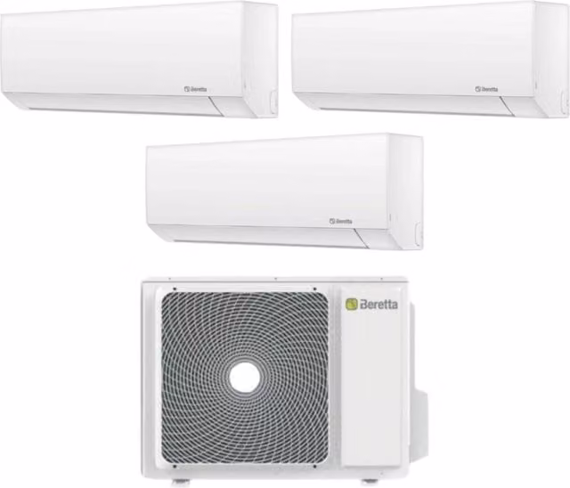 Condizionatore Split Inverter Beretta Trial Serie BREVA E con Wi-Fi Opzionale, Colore Bianco