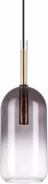 Lampada a sospensione Empire Sp1 Cilindro Ideal-Lux in metallo e vetro, disponibile in nero, cromo o oro/ottone
