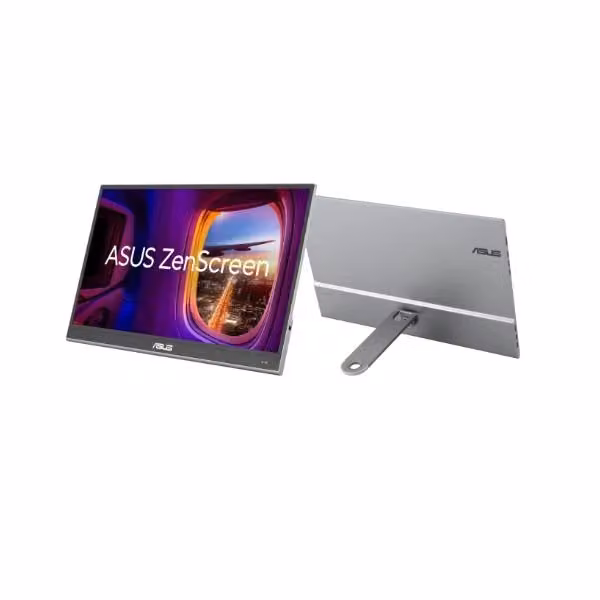 Monitor PC Asus ZenScreen MQ16AHE OLED da 15,6 pollici Full HD Argento