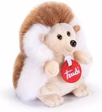 Peluche Riccio (12x10x14cm) TRUDINO Bianco e Beige 51354