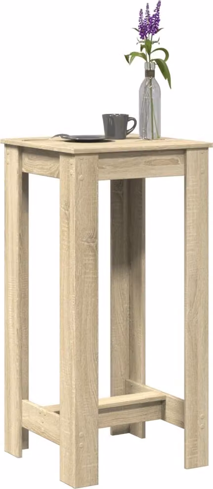 Maison Exclusive - Tavolo da bar in rovere Sonoma 51x50x103,5 cm Materiale ligneo